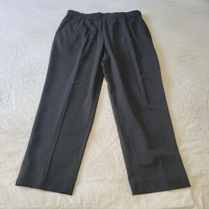 Everlane Wool Pleated Pants Black Womens Size 14 Pullon Goweave NWT